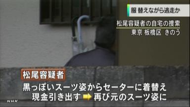 引き出した現金で家賃支払いか＝主婦殺害、窃盗容疑で逮捕の男－警視庁