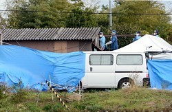 兵庫・尼崎の連続変死:高松で遺体捜索 農村地帯、物々しく ／香川