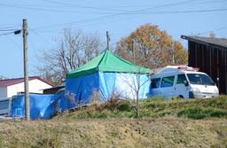 高松の小屋捜索 遺体見つかる