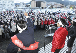 １０候補、讃岐路駆け巡る／２０１２総選挙香川