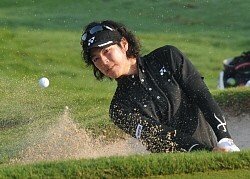 男子ゴルフ:石川６６で暫定５位浮上 第２Ｒ