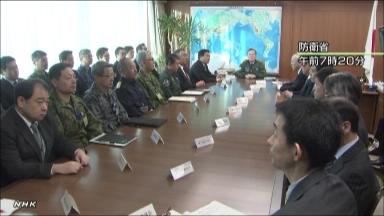 森本防衛相 自衛隊に北朝鮮ミサイル破壊措置命令