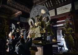 １年、お疲れ様でした 奈良・法隆寺でお身ぬぐい