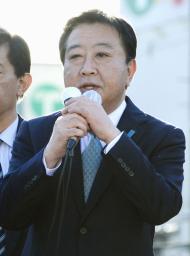 47NEWS ＞ 共同ニュース ＞ 首相、街頭演説「戦後脱却」批判 安倍氏「未来へ投資を」