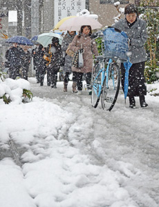 引き続き大雪警戒＝交通の乱れも－気象庁