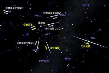 ふたご座流星群 今夜から見頃