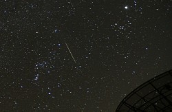 ふたご座流星群:星降る夜にうっとり