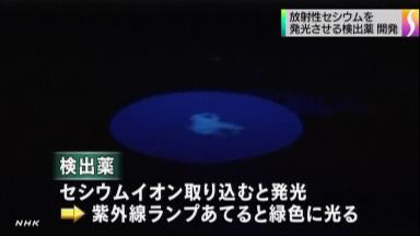 放射性セシウム:光で示す薬品 物質・材料研が開発