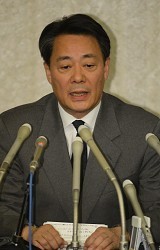 民主代表選:海江田氏が出馬表明