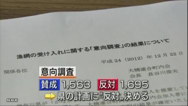 神奈川県 岩手の漁網受け入れ困難か