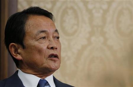 麻生財務相、日銀との政策協定を共同文書とする方針明言