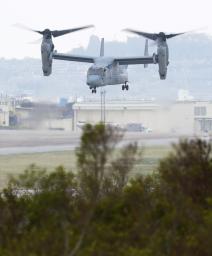 政府「伝達ない」…空軍型オスプレイの沖縄配備