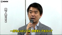 橋下市長 桜宮高校体育科入試中止の考え（大阪府）