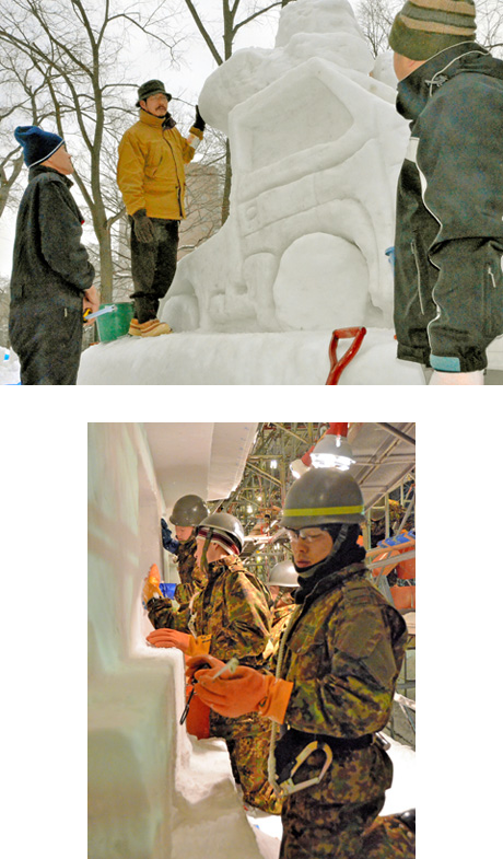 幻想の光、氷雪像彩る ５日からさっぽろ雪まつり