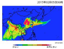 大気汚染６億人に影響 濃霧、中国全土４分の１包む