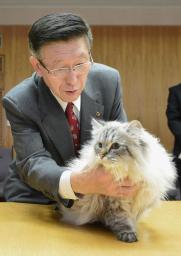 プーチン露大統領:佐竹・秋田県知事に猫寄贈 来日から半年…やっと秋田に