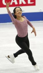 フィギュア四大陸選手権 浅田真央選手、公式練習に登場