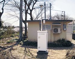 県内３カ所のＰＭ２．５数値 ＨＰで公表