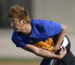 藤川、ブルペンで４８球＝キャンプ地で自主トレ－米大リーグ