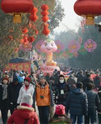 北京、旧正月の花火・爆竹で大気汚染が一時悪化