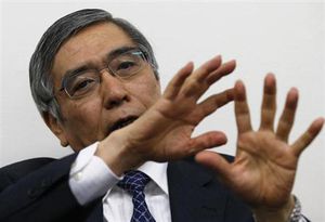 黒田ＡＤＢ総裁「今の仕事に満足」 日銀総裁候補の１人