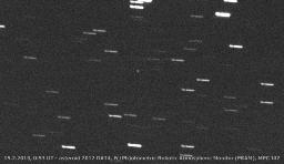 小惑星:無事通過 衛星より内側、地球に最接近