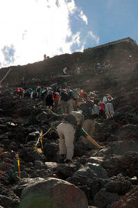 富士山の世界遺産登録目指しイベント