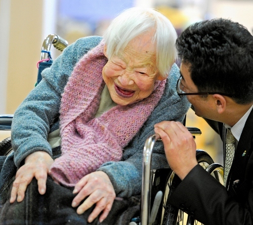 １１４歳大川さん、女性世界最高齢に…大阪在住