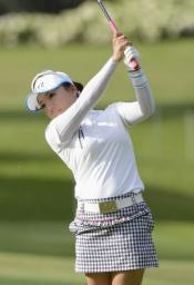 米女子ゴルフ、有村は２８位 優勝はルイス