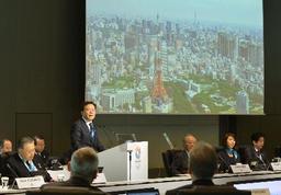 五輪招致で調査開始 東京の優位強調 首相 歌披露「より速く、より高く」