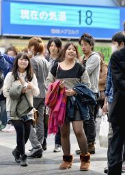 ３７地点で３月最高気温 宮崎・高鍋は２８度超 週明けには気温下がりそう