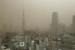 東京都心もう夏日 観測記録、午後に煙霧も