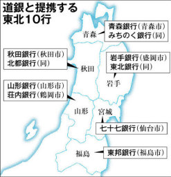 東北の地銀10行、北海道銀と提携 被災企業再建など狙う