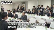 産経試算で自・維・民が団子状態に 定数減の大半は自民が「カバー」