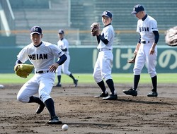 ［選抜高校野球］決勝で対決を 知事が激励