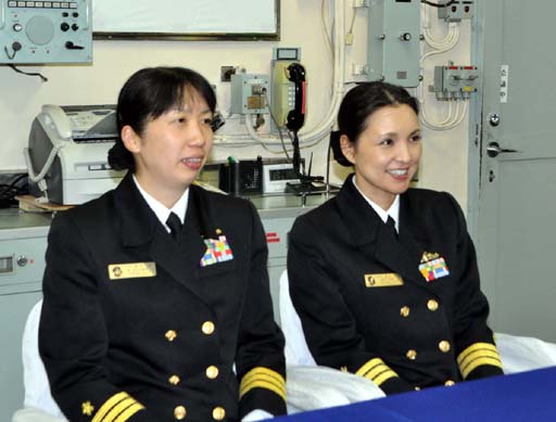 海自練習艦艦長に初の女性