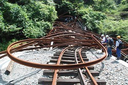 九州北部豪雨:被災のＪＲ豊肥線、復旧作業進む ８月末、開通見通し ／熊本