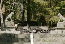 居住制限の飯舘村で未明の神社火災 現場に1遺体