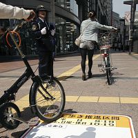 天神に自転車押し歩き区間、全国初の条例施行