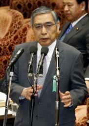 黒田日銀総裁、大胆緩和で「期待裏打ち」 ２年で物価２％