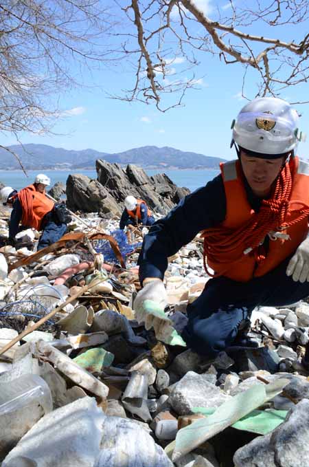 震災２年１カ月 大船渡署集中捜索、不明者発見に全力