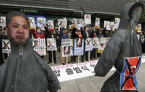 北朝鮮が韓国をまた威嚇、15日の抗議行動めぐり