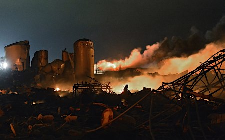 47NEWS ＞ 共同ニュース ＞ 米の肥料工場爆発、死者１５人か １６０人負傷、被害拡大も