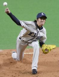 【西武】岸今季初勝利「ホッ」７回２失点