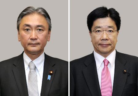 古屋国家公安委員長が靖国参拝＝加藤官房副長官も