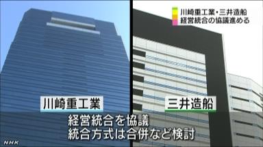 47NEWS ＞ 共同ニュース ＞ 川重と三井造船が統合協議 売上高１兆８千億円