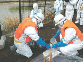 候補地撮影にピリピリ 中間貯蔵施設の現地調査を初公開