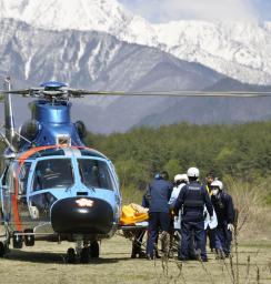 白馬岳雪崩、山口の２人も遭難か 現場でリュック発見