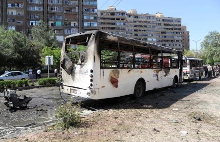 シリア首相暗殺未遂 車両爆弾テロ、６人死亡