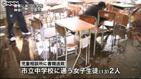 「漫画見て」学校水浸しにした中２女子２人